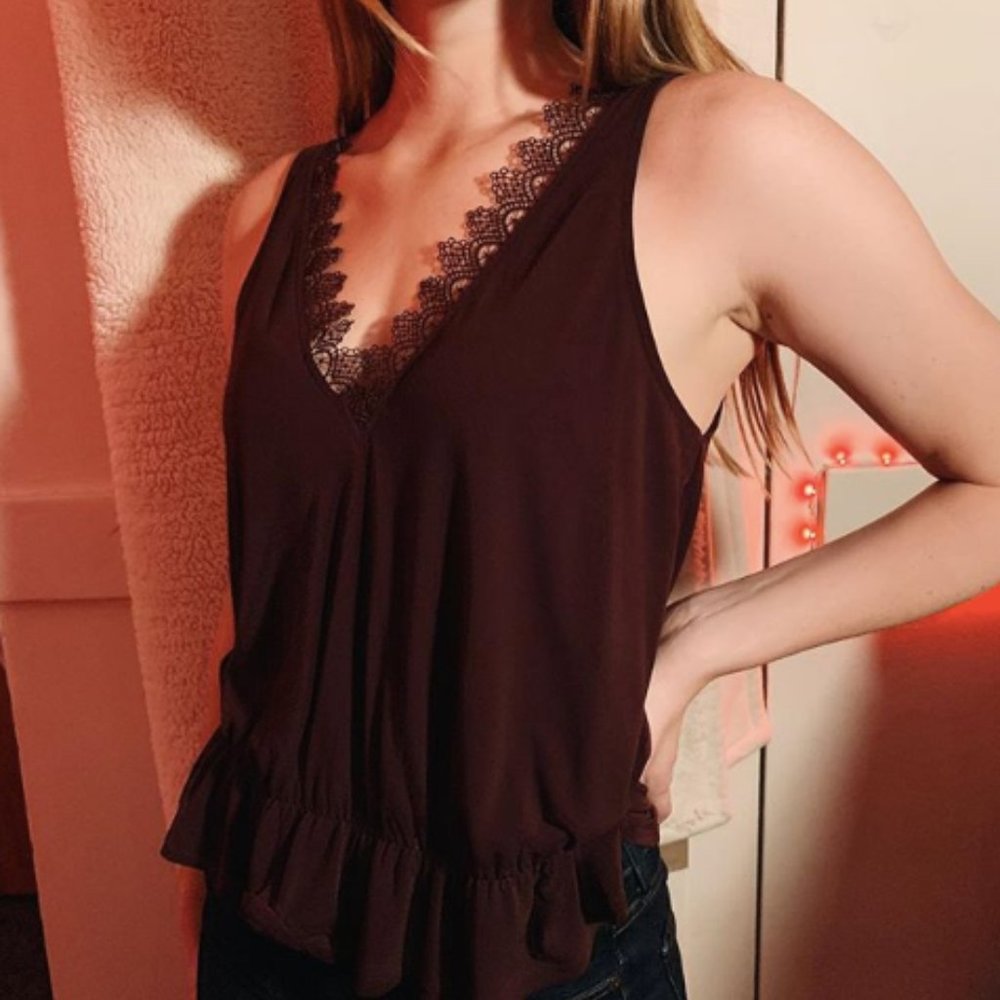 Burgundy Blouse